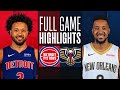 PISTONS at PELICANS | FULL GAME HIGHLIGHTS | November 2, 2023