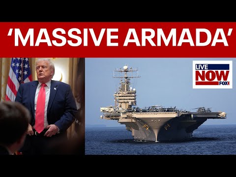 BREAKING: Trump sends massive fleet of warships to Iran "great power"