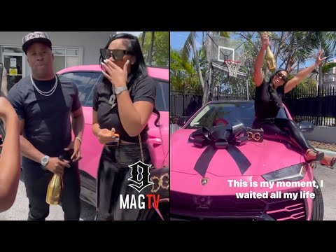 Yo Gotti Surprises His New Artist Lehla Samia Wit A Pink Lambo! 🚗