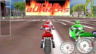 Road Burners - Classic Arcade Motorcycle Racing Game (Atari/Midway 1999)