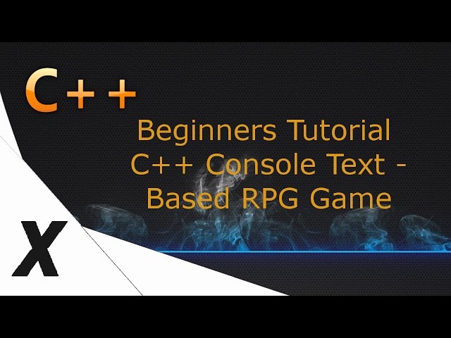 Thumbnail of Implementing a C++ project, such as a text-based game lesson