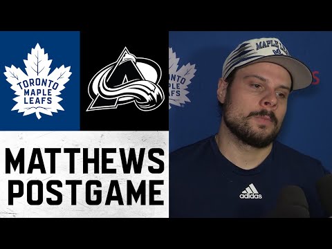 Auston Matthews | Post Game vs Colorado Avalanche | January 12, 2026