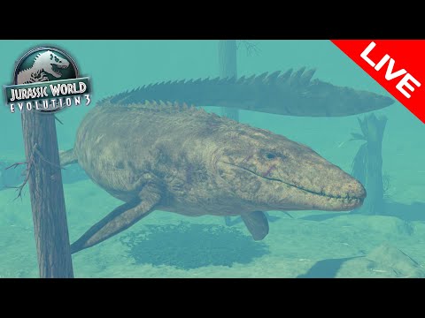 Creating An Underwater Wonderland! Jurassic World Evolution 3 LIVESTREAM!