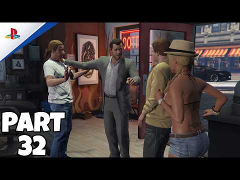 GTA 5 (Grand Theft Auto 5) PS5 Gameplay Walkthrough Part 32