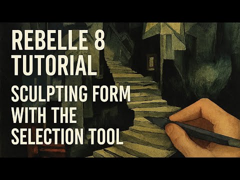 Rebelle 8 Tutorial: Sculpting Form with the Selection Tool