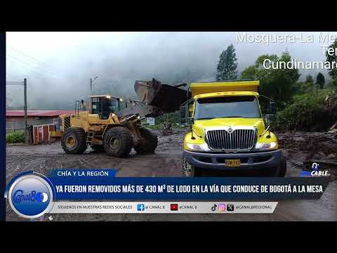 Continúa cierre total en la vía Mosquera – La Mesa por deslizamientos de tierra y emergencias
