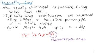 Drag and Lift 2 - Fluid Mechanics