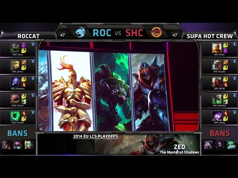 SUPA HOT CREW vs ROCCAT | Game 2 Quarter Finals S4 EU LCS Summer 2014 Playoffs | Worlds Regionals