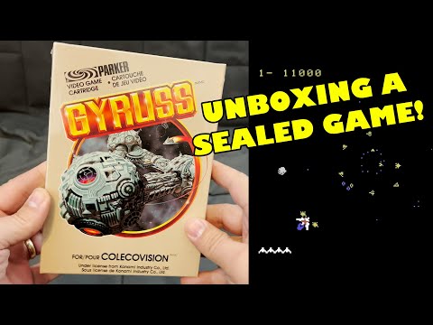 Unboxing a SEALED ColecoVision Game! Gyruss!