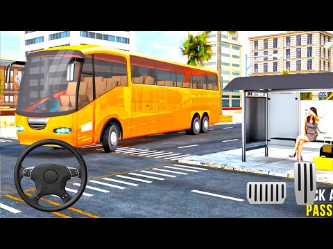 Offroad Tourist Bus Drive 3D Simulator - Real Uphill Bus Driving - Android GamePlay Level 1 - 2