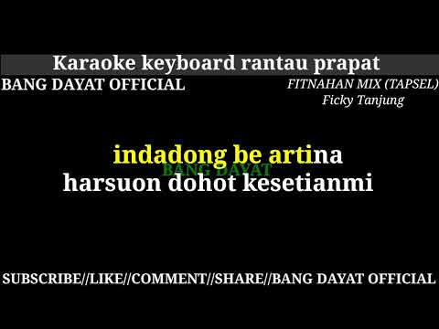 FITNAHAN MIX (TAPSEL) VOC. FICKY TANJUNG KARAOKE KN7000 #BANGDAYATOFFICIAL