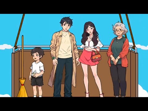 Brain Puzzle Tricky quest Level 26 Help them Reduce Hot Air Balloon Weight Walkthrough Solution