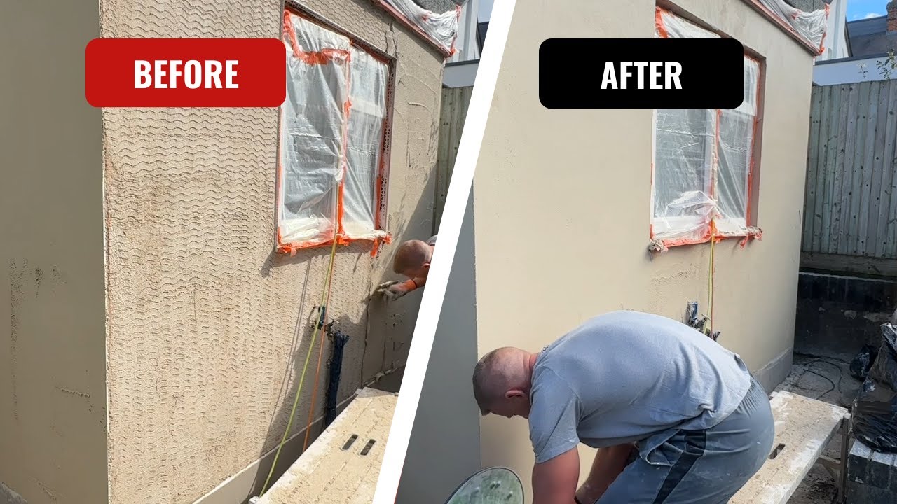 Lime Render Finish: How We Transformed This Wall!