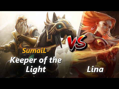 SumaiL- mid Keeper of the Light vs Lina | First 10 minutes