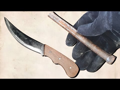 Making mini knife pendant of bolt classic knife