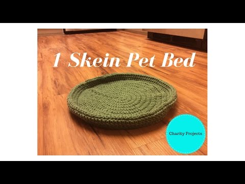 Charity Projects - 1 Skein Pet Bed