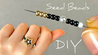 Seed Bead Ring Tutorial for Beginners: Beading Tutorials with Seed Beads