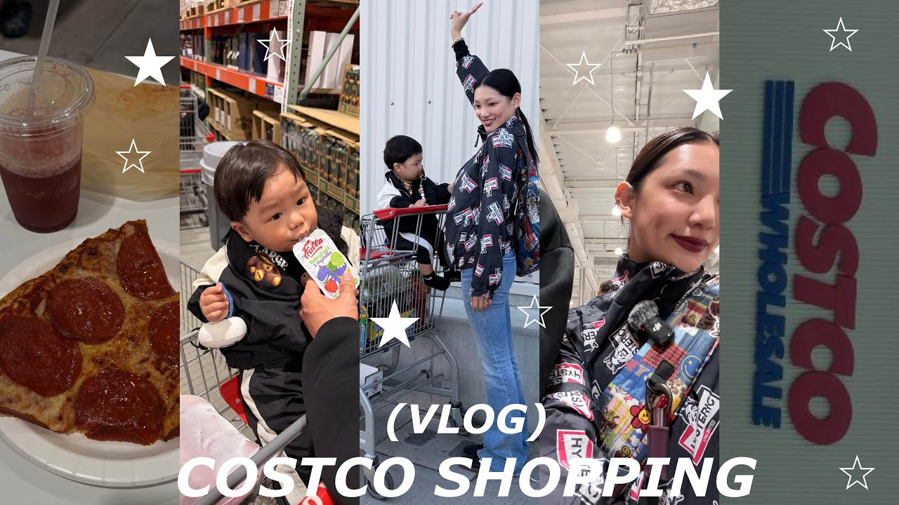 【vlog】コストコで久しぶりにお買い物🍕欲しいものありすぎてほーんと困っちゃう😉⭐️