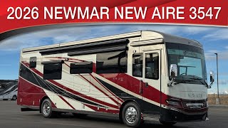 A preview image of the linked video showcasing 2026 Newmar New Aire 3547