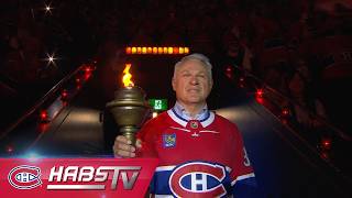 Claude Lemieux carries the torch for Game 3 against the Hurricanes
