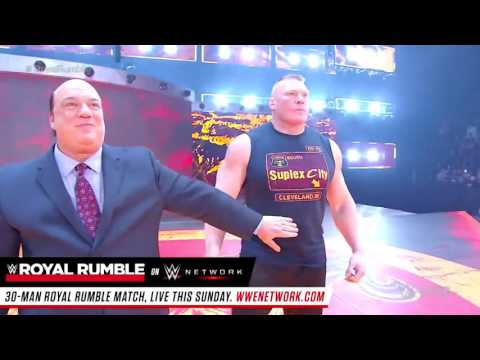 Brock Lesnar goes face to face with Goldberg and The Undertaker  Raw, Jan  23, 2