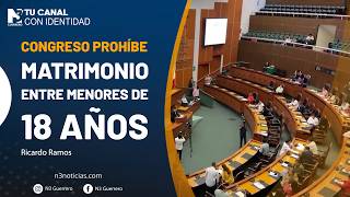 Congreso prohíbe matrimonio entre menores de 18 años