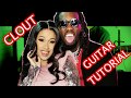 Clout by Offset and Cardi B - Acoustic Guitar tutorial Clout by Offset and Cardi B - Acoustic Guitar tutorial