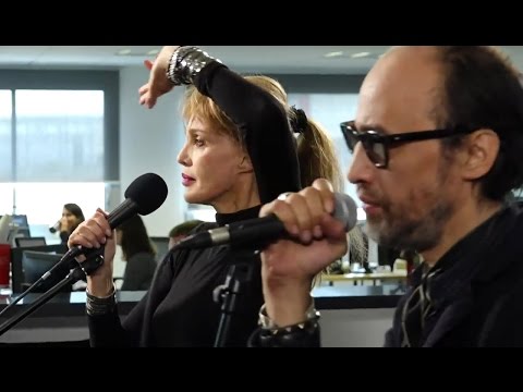 Arielle Dombasle & Nicolas Ker - Concert à la rédaction du Parisien (27 avril 2017)
