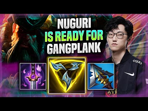 NUGURI IS READY FOR GANGPLANK IN KR SOLOQ! - FPX Nuguri Plays Gangplank TOP vs Renekton!