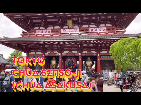 Tóquio, Nhật Bản (hàng triệu du khách mỗi năm tới chùa