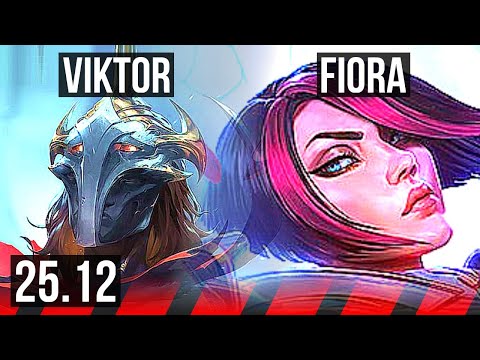 VIKTOR vs FIORA (TOP) | EUW Master | 25.12