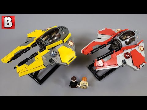 Sleek Custom LEGO Jedi Interceptors!