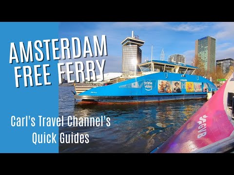 FREE Things to Do in Amsterdam | Take the Free Ferry to Amsterdam Noord