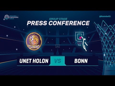 UNET Holon v Telekom Baskets Bonn - Press Conference - Basketball Champions League 2018-19