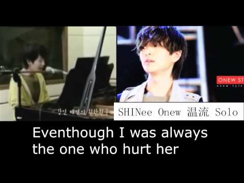 [ENG] Onew singing live - Can't stop this flowing tears