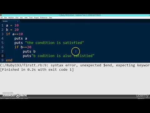 090 Learn Python And Ruby Programming If Statement