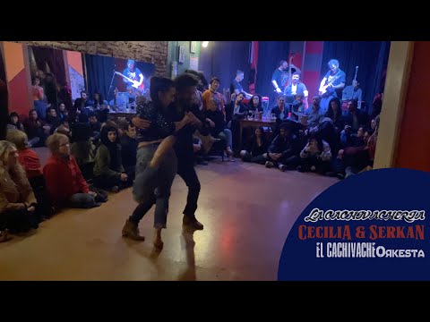 Cecilia y Serkan en La Cachivacheria Milonga - Mi Serenata - El Cachivache Tango show