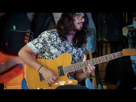 2023 Fender Special Edition Custom Telecaster FMT HH mit Indian Laurel Griffbrett - Amber | Set Neck Seymour Duncan Humbucker Coil-Tap Kluson Locking Tuner 2,41kg | Gigbag Bild 16