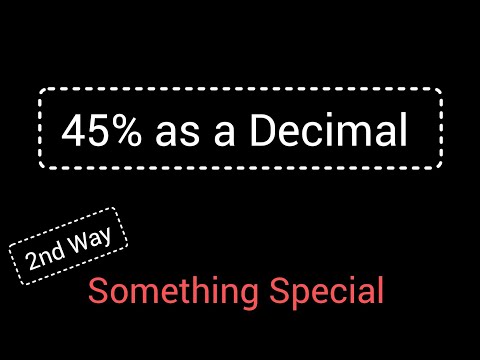 45 As Decimal
