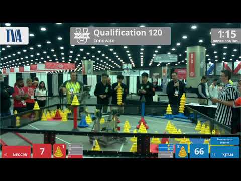 2018 VEXU Innovate Q120 - NECC98 vs XJTU4 - 39 to 110
