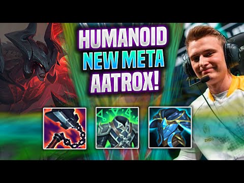 HUMANOID NEW META AATROX MID! -FNC Humanoid Plays Aatrox Mid vs Lucian! | Season 2022