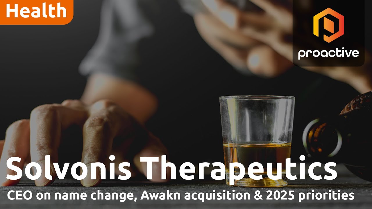 Solvonis Therapeutics CEO on name change, Awakn acquisition and 2025 priorities