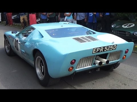 Ford GT40 MK1 Exhaust Sound! LOUD Start Up, Revs & on the Track!