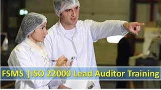 ISO 22000 Lead Auditor Training | Food Safety | HACCP | ISO 22000:2018 - food safety auditor