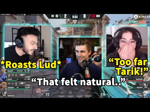 Ludwig Asks Tarik To ROAST Him Then Gets Mad When He Does 😂 - ft. Kyedae