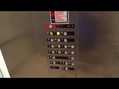 RARE ThyssenDover Custom Impulse Traction Elevators (TBM) at The Residence Inn Downtown, Tampa, FL