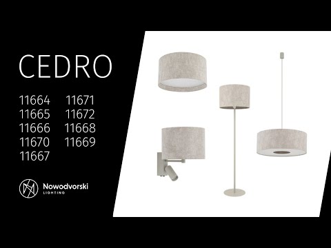 Торшер Nowodvorski 11667 Cedro E27 1x25W IP20 світло-сірий