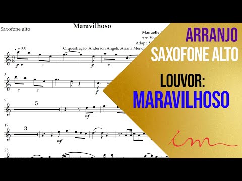 ARRANJO: Maravilhoso - Saxofone Alto (ICM) 🎷