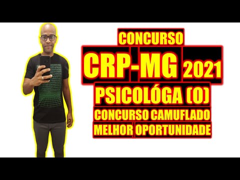 Concurso CRP MG 2021 Psicológa (o) Como passar nessa OPORTUNIDADE ESCONDIDA CONCURSO CAMUFLADO!