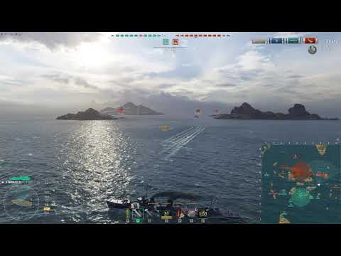 World of Warships - Uptiered Kamikaze Doing Kamikaze Things - 130k damage